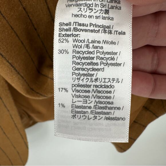 Madewell Oversized Blazer in Pinstripe Size 6 - Picture 6 of 11